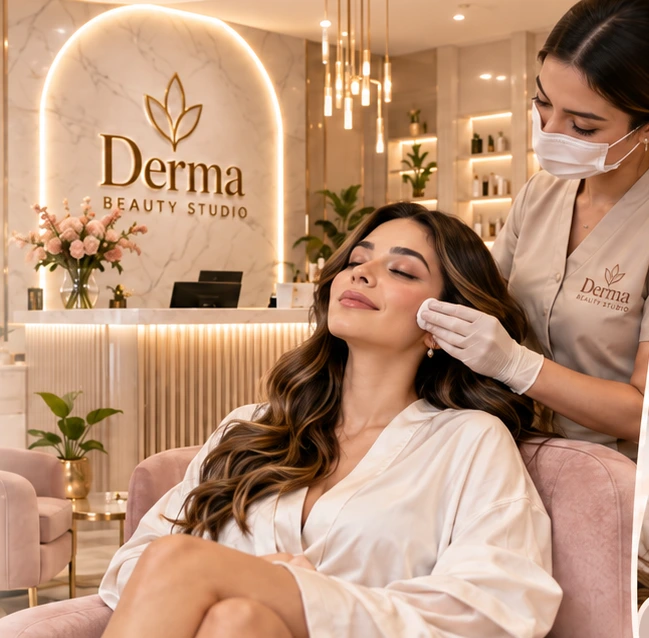 Imagen ilustrativa de una cliente recibiendo atención en un salón de belleza